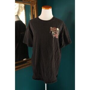 Harley Davidson T shirt Men's Fade Black Pig Trail Rogers Arkansas Skull Grunge